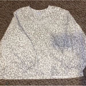 Cheetah print sweater!